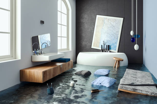 Water damage restoration process in Lisbon, OH